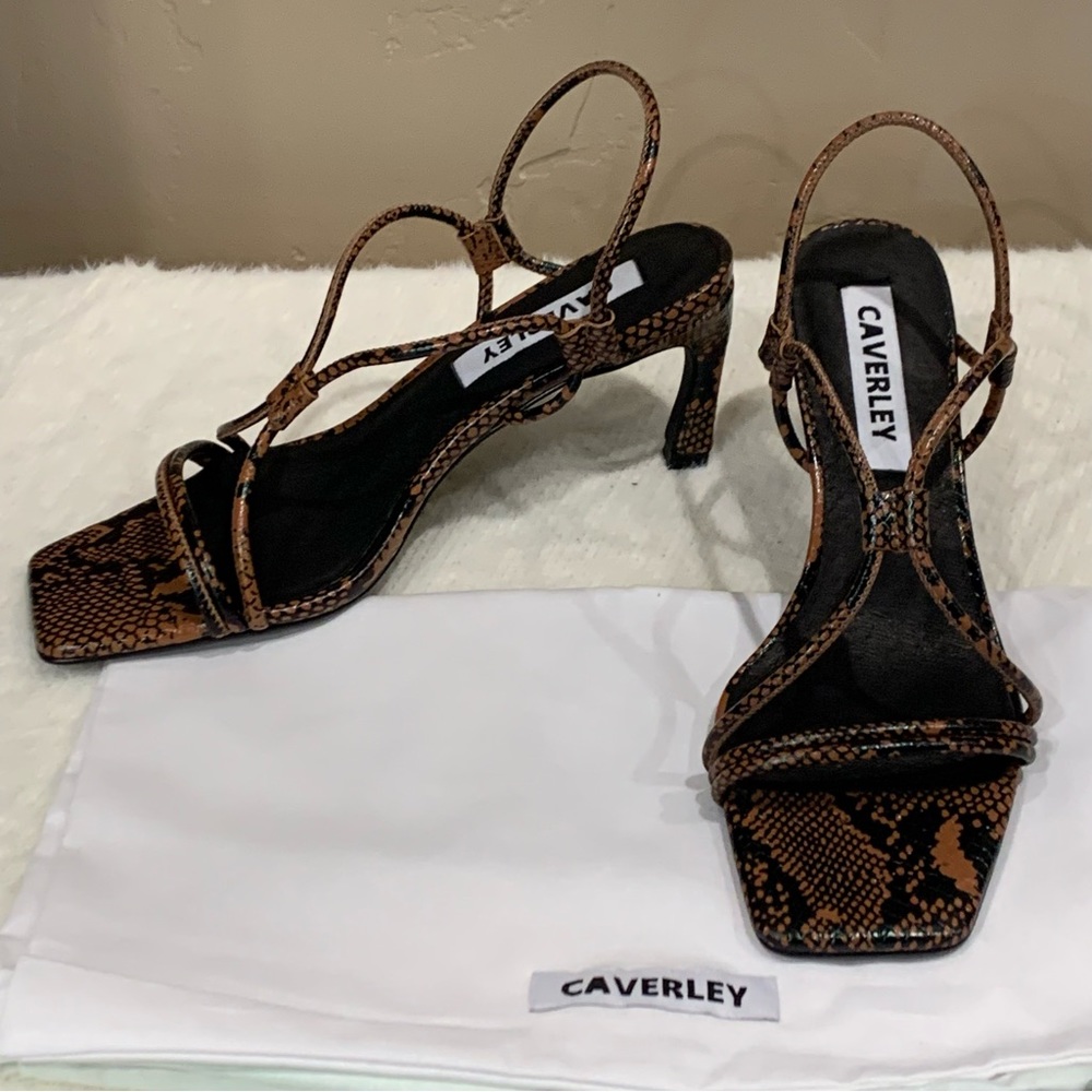 CAVERLEY "Val Heel", Color: Snake, Size 38 (7)